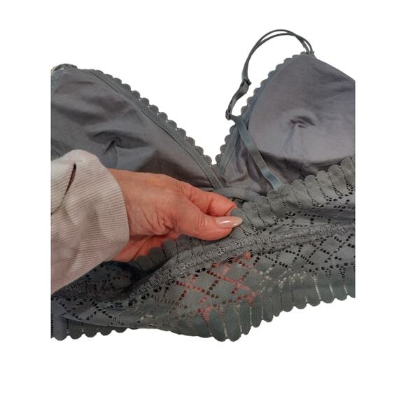 Mocha lace bralette and panty set womans  S M L - Picture 4 of 7